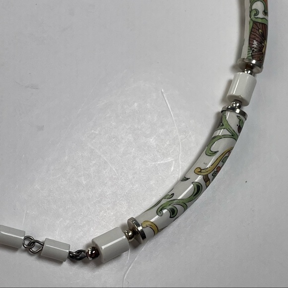 Porcelain Choker Hook Clasp Vintage Made in Japan - Picture 12 of 13